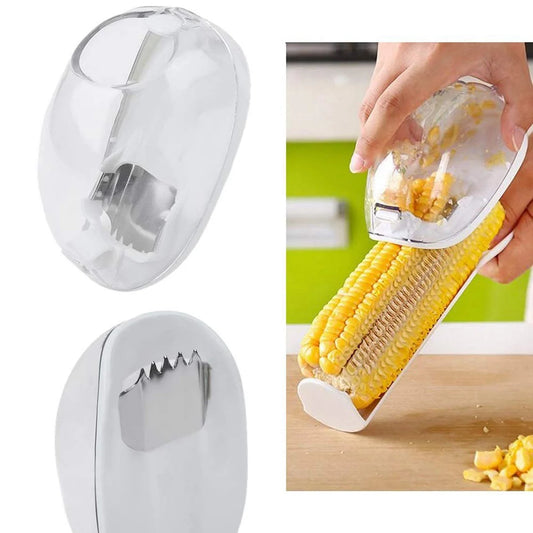 Magic Corn Remover with Steel Blades – Easy Corn Kernel Stripper
