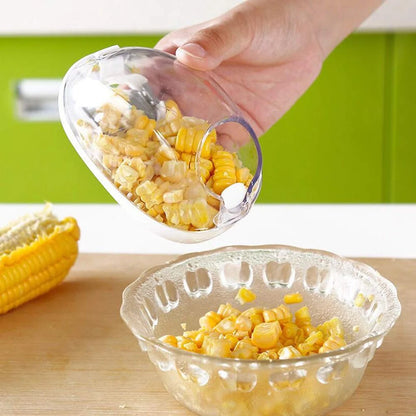 Magic Corn Remover with Steel Blades – Easy Corn Kernel Stripper