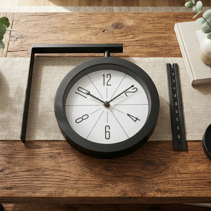 Double-Sided Vintage Station Wall Clock