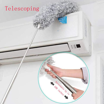360° Extendable Microfiber Duster – High Reach Cleaning Tool