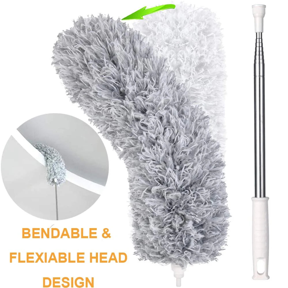 360° Extendable Microfiber Duster – High Reach Cleaning Tool