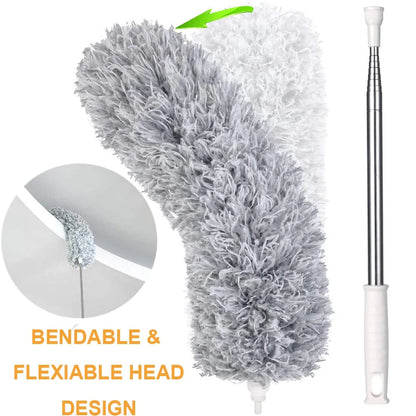 360° Extendable Microfiber Duster – High Reach Cleaning Tool