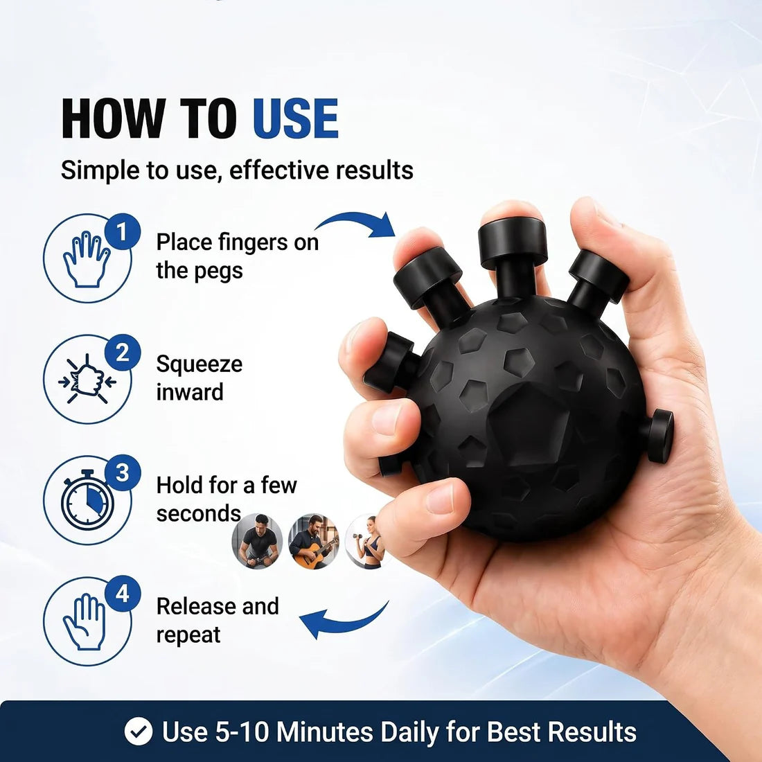 Grip Strength Trainer – Hand & Finger Exerciser