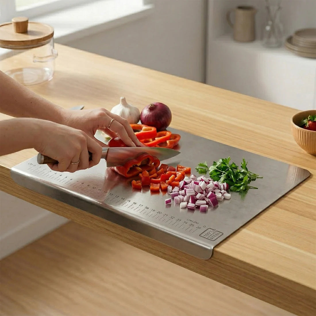 Stainless Steel Chopping Board