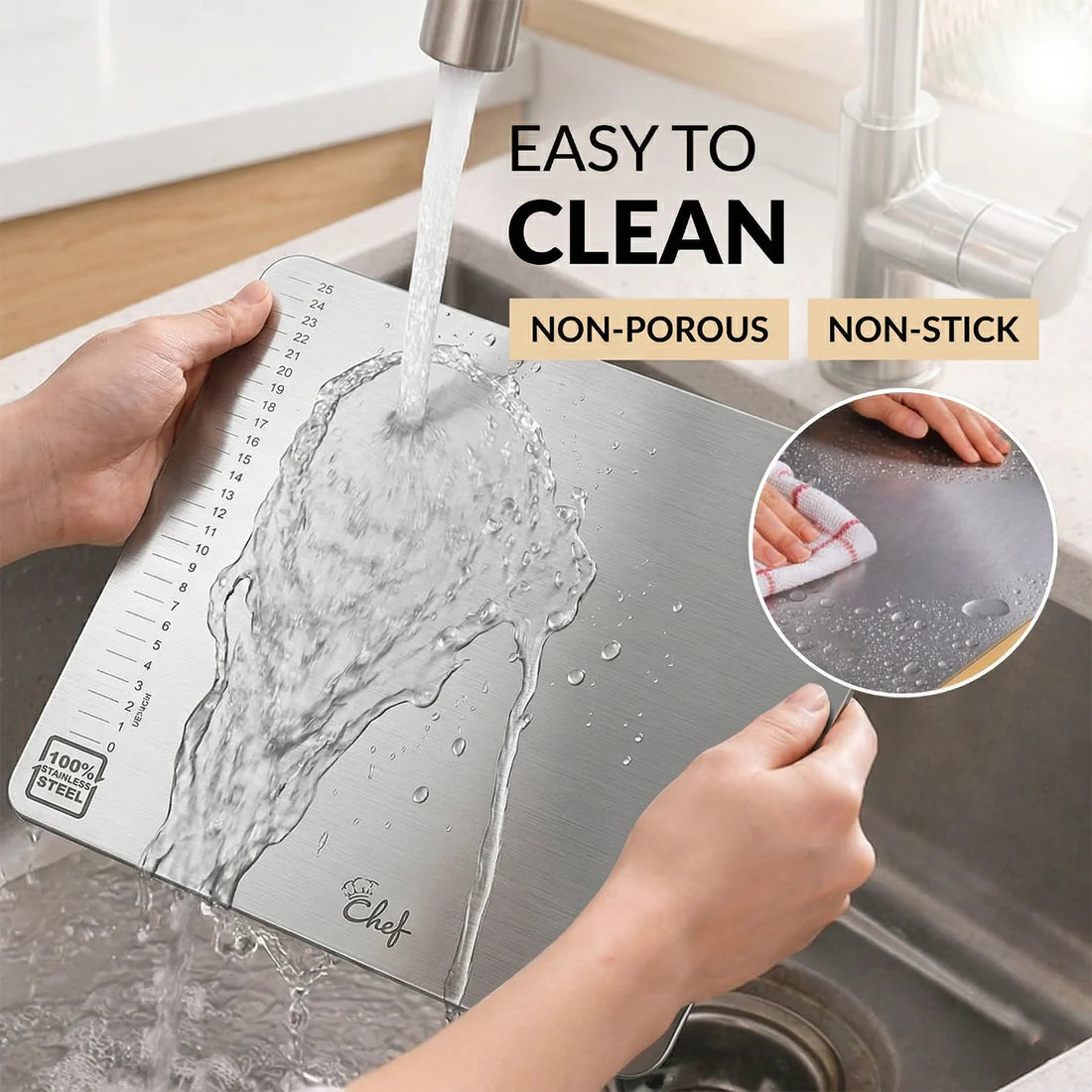 Stainless Steel Chopping Board