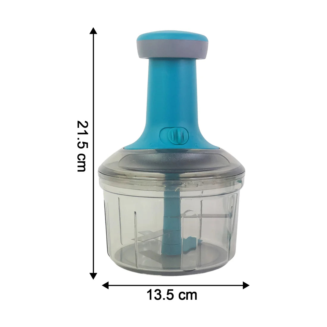 Multifunctional Stainless Steel Blade Vegetable Chopper with Push Button